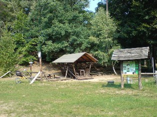 Rastplatz P&ouml;hlitzbr&uuml;ck am Radweg Berlin - Usedom