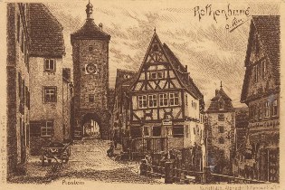 Pl&ouml;nlein in Rothenburg ob der Tauber